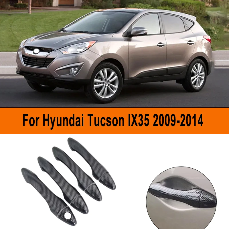 

Car Door Handle Cover Sticker Styling Auto Scratch Resistant Accessories For Hyundai Tucson IX35 2009-2014 2013 2012 2011 2010