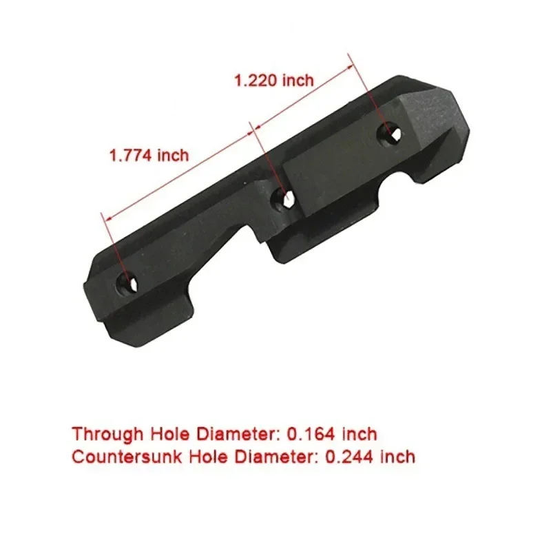 Toy Gun AK47 Steel Dovetail Side Plate Rail Scope Mount For Milled Stamped Receivers Accepts AK/Saiga Side Mountsl Accessories