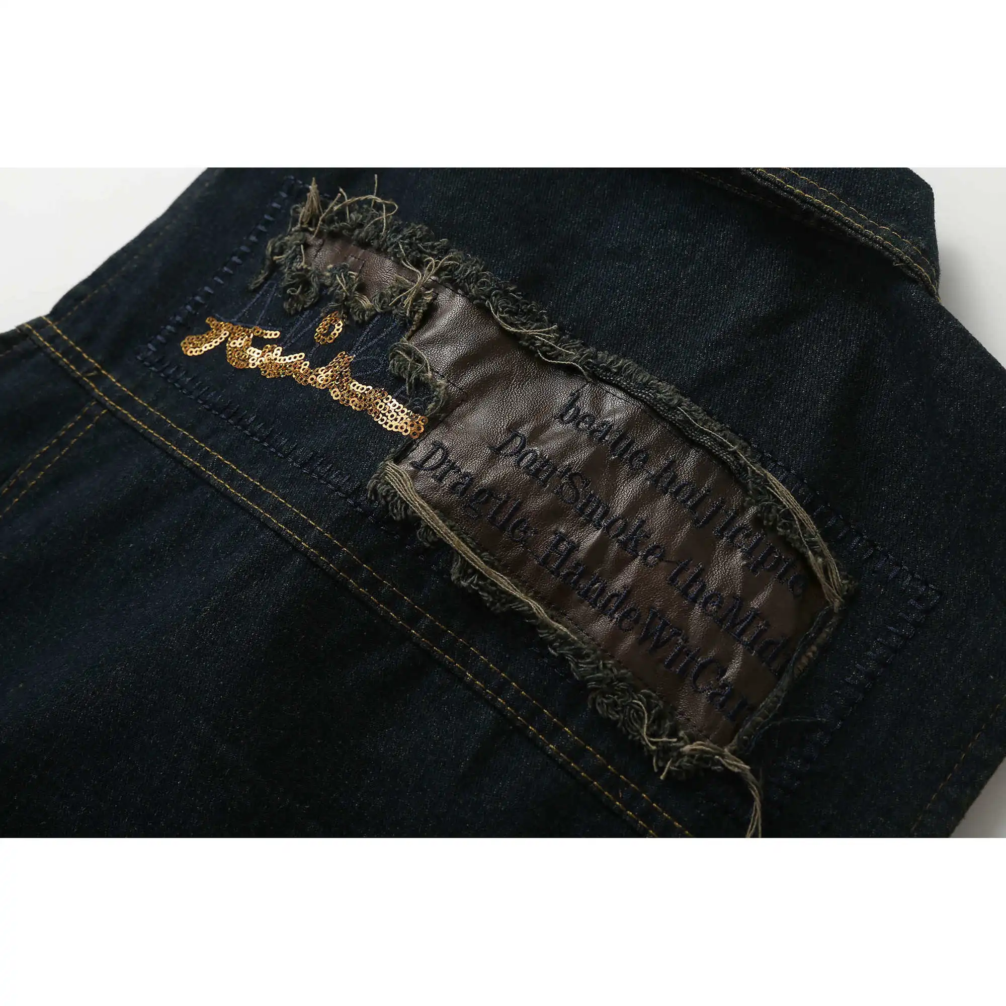 Ceco Vaquero Retro Desdo para Mujer, Chaqueta sin Mangas, Moda Otoño 2025, Ajuste Entallado, Prenda Exterior para Comb...