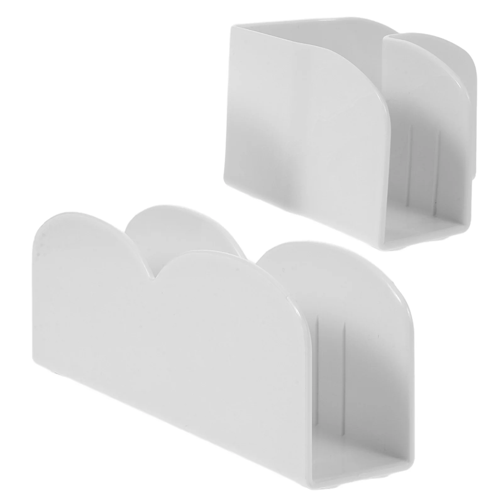 Supporto per stabilizzatore in plastica con base per box da 2 pezzi Fissatore antiscivolo solido per accessori per box da pavimento Supporto per recinzione