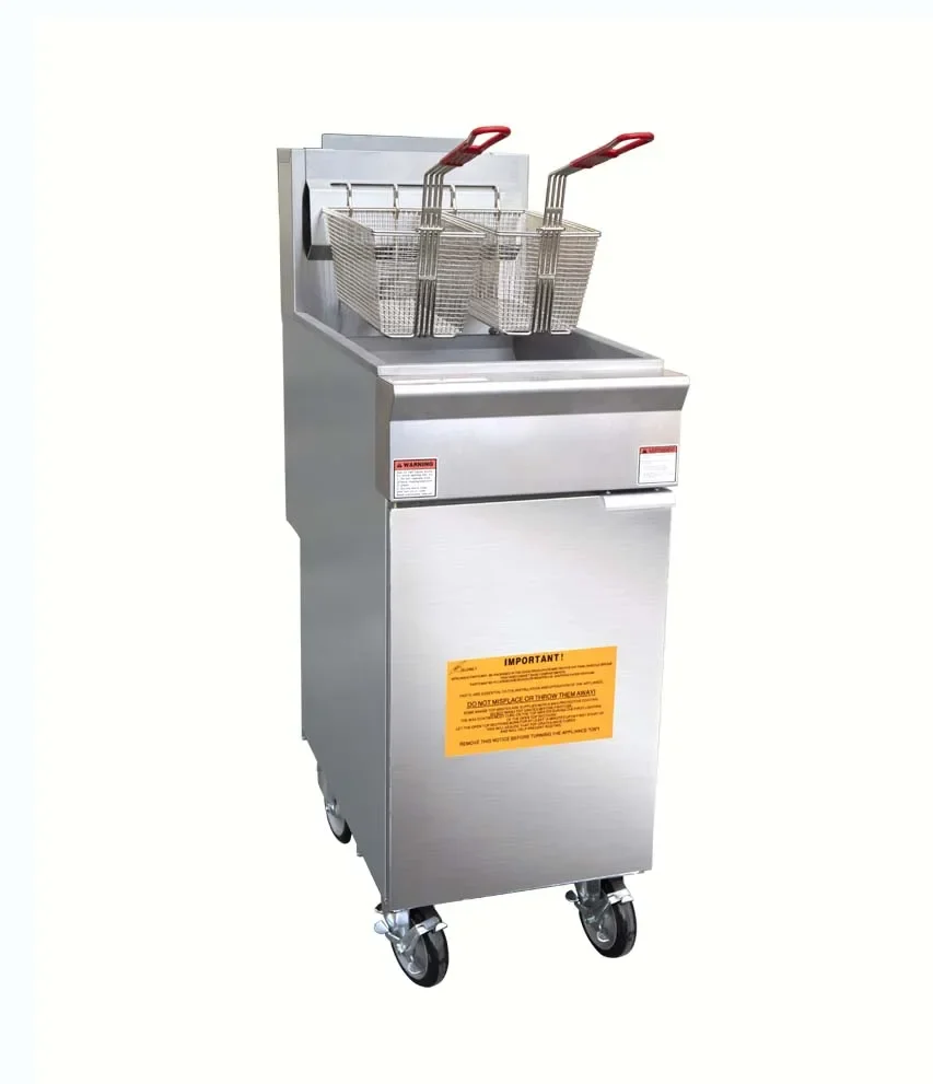Wholesale Pri French Fries Fryer Kitchen Equipment 3 Tube Fryer Industrial Fryer hine