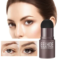 Juego de sellos para dar forma a las cejas para mujer, plantillas de maquillaje impermeables, maquillaje de contorno Natural, 1 Juego