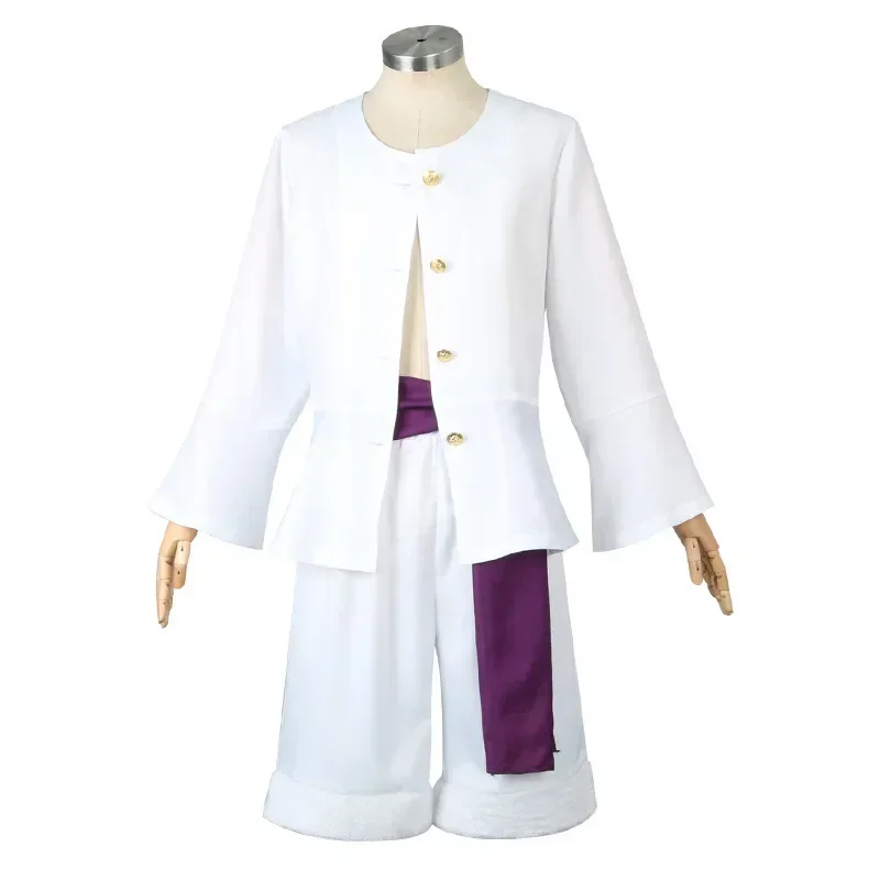 コスプレ衣装 麦わら帽子 男の子 白い服 上下セット ハロウィンパーティー 大人子供用スーツ