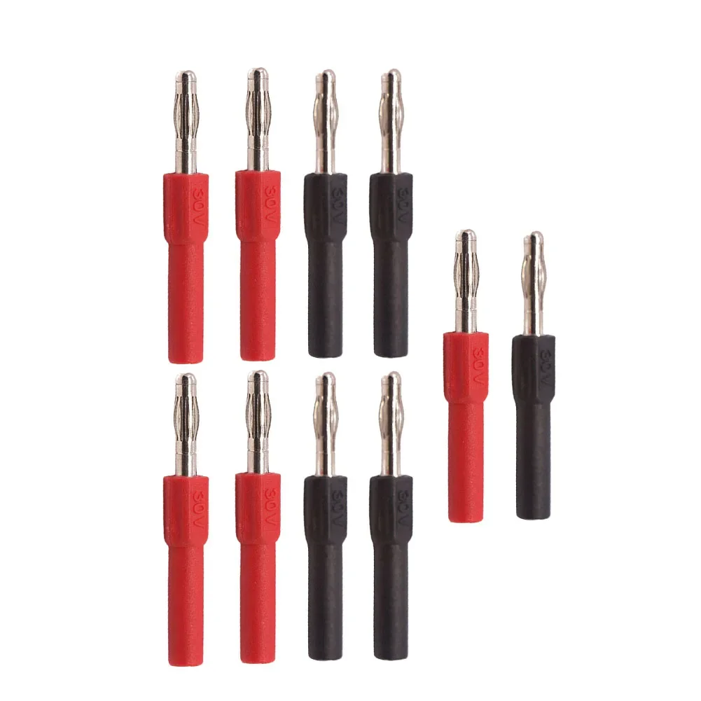 Test Probe Adapter Test Probe Converter 4mm Male To 2mm Female Converter Adapter Copper Body Long Service Life