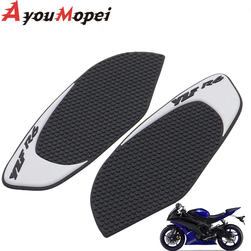 

Motorcycle For YAMAHA YZFR6 YZF-R6 YZF R6 2008-2016 Protector Anti slip Tank Pad Sticker Gas Knee Grip Traction Side 3M Decal