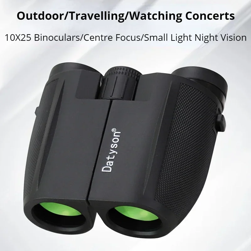 

10X25 Anti-Paul FMC Green Film BAK4 HD Travelling and Viewing to Watch the Game Telescope Binoculars Professional Telescopio