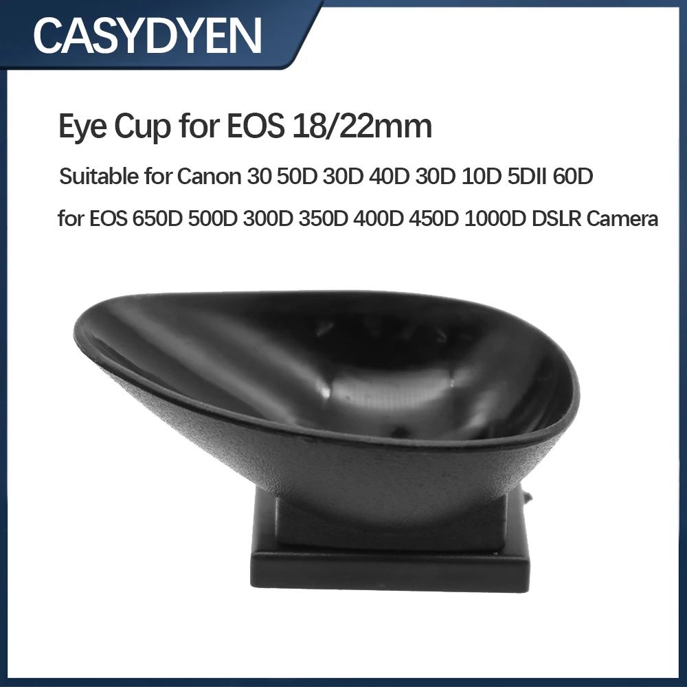 18mm 22mm Viewfinder Eyecup Eyepiece For Canon EOS 50D 30D 40D 650D 500D 300D 350D 400D 450D 1000D Camera