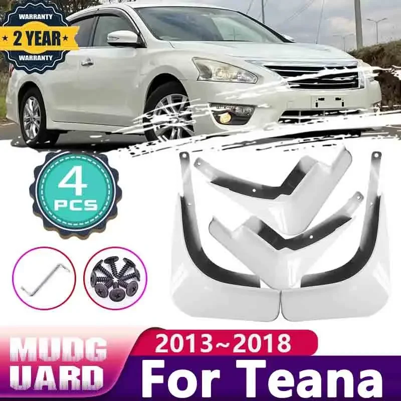 

Car Mud Flaps for Nissan Teana Accessories 2013~2018 2017 2016 L33 Mudguards Mud Splash Guard Front Fender Baking Paint Mudflaps