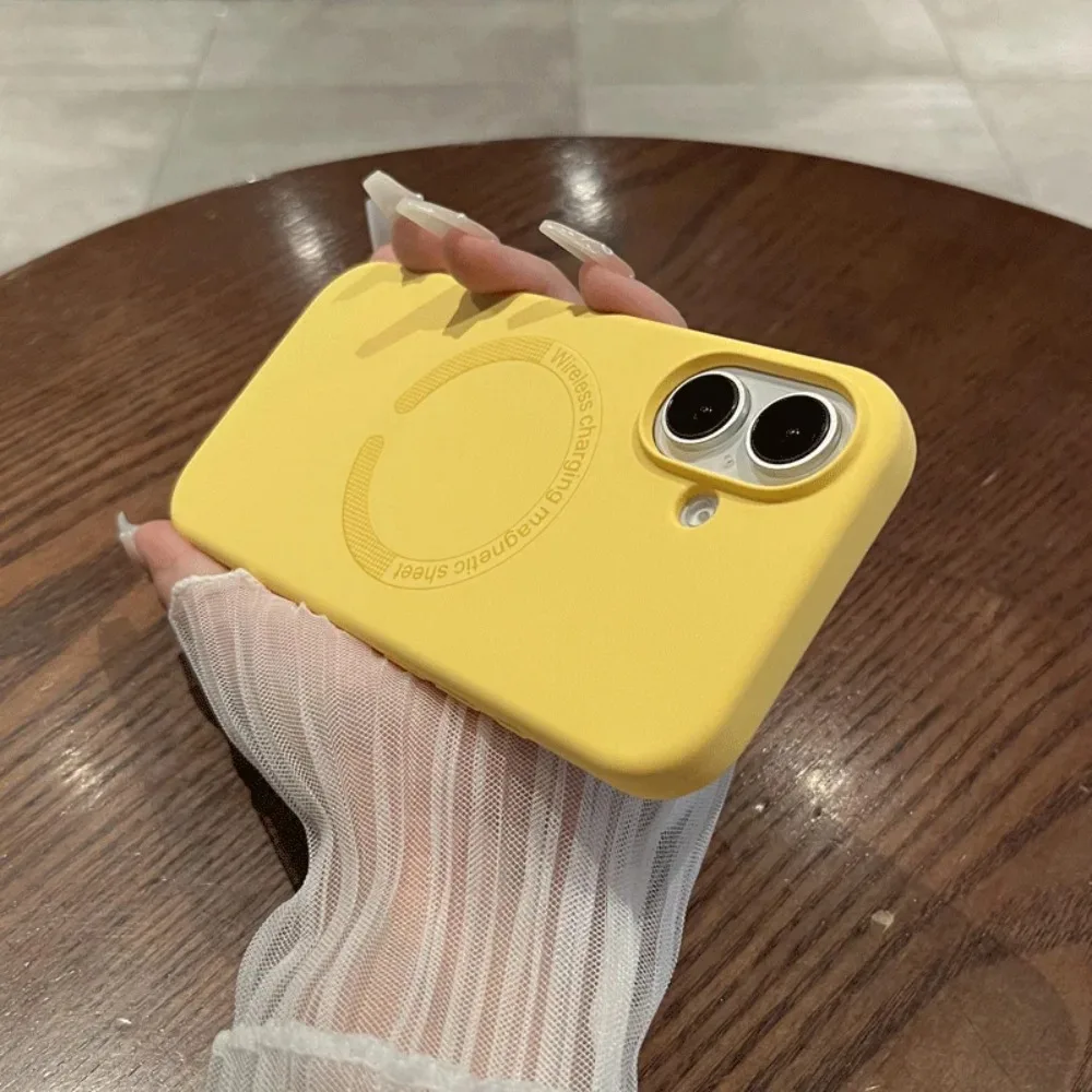 Liquid Silicone For Magsafe Phone Case For iPhone 18 Pro Max 17 16 15 14 13 12 ProMax Plus Soft Microfiber Lining Wireless Cover - view 4