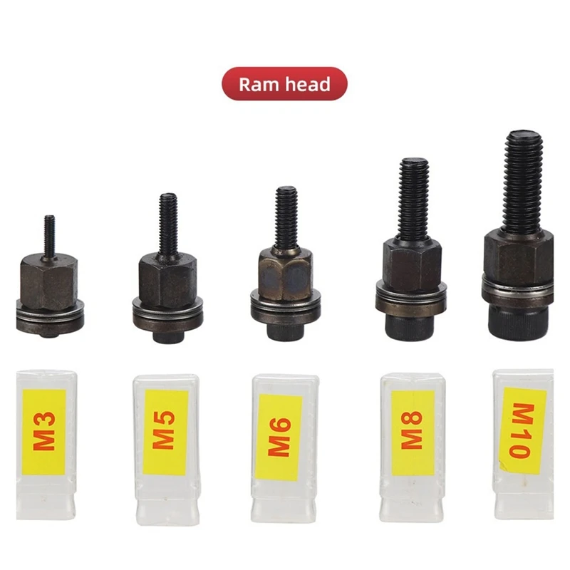 21 pçs ferramentas de porca de rebite mão porca de rebite instalação simples rebitador manual para ferramentas de rebites para porcas