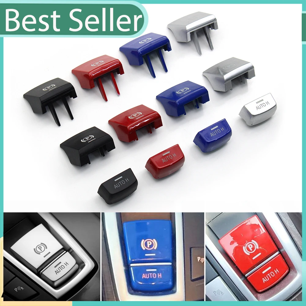 For BMW 5 7 X3 X4 F Series F01 F02 F10 F12 F15 F16 F25 F26 Electronic Handbrake Parking Switch Auto H P Button Cover Replacement