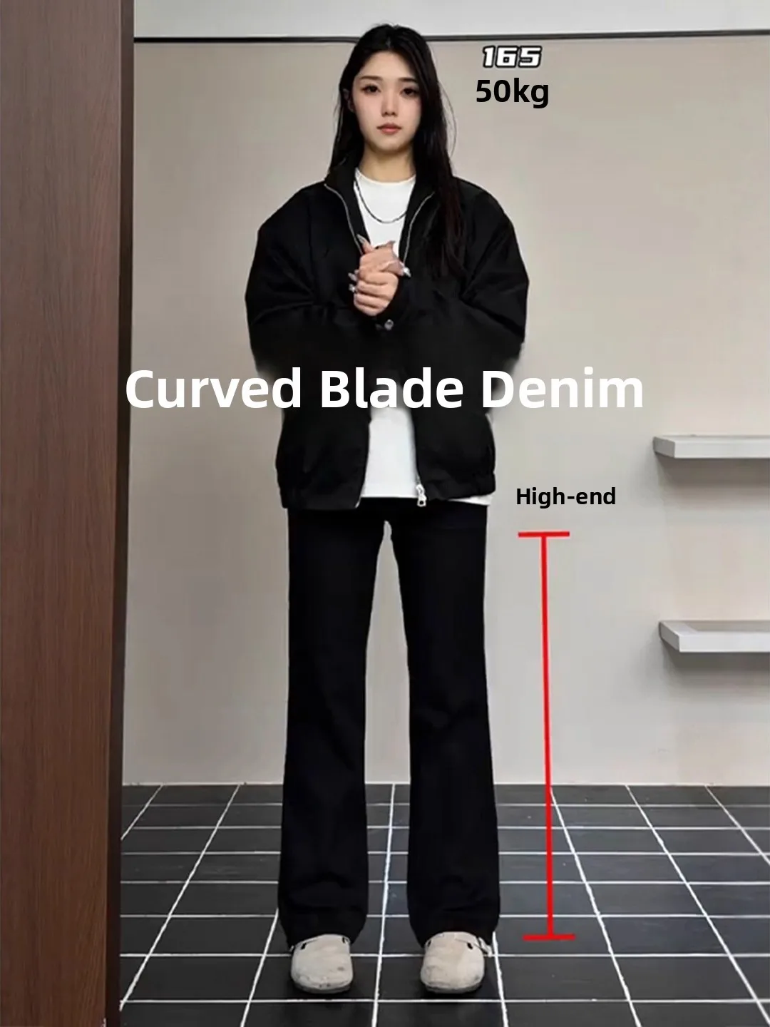 

Мужские джинсы Bla Fce Lined Thi с прямыми штанинами, износостойкие повседневные брюки в стиле High Street с дизайном в виде лезвия ножа