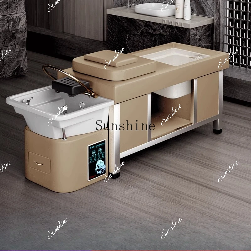 

FT Thai foot therapy water circulation head therapy bed fumigation integrated foot soaking beauty salon hair salon special