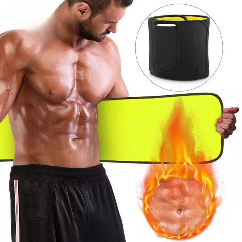 

Sauna Waist Trainer Slimming Belt Men Gym Fitness Cincher Belly Control Corset Sweat Fat Burning Women Body Shaper Weight Loss