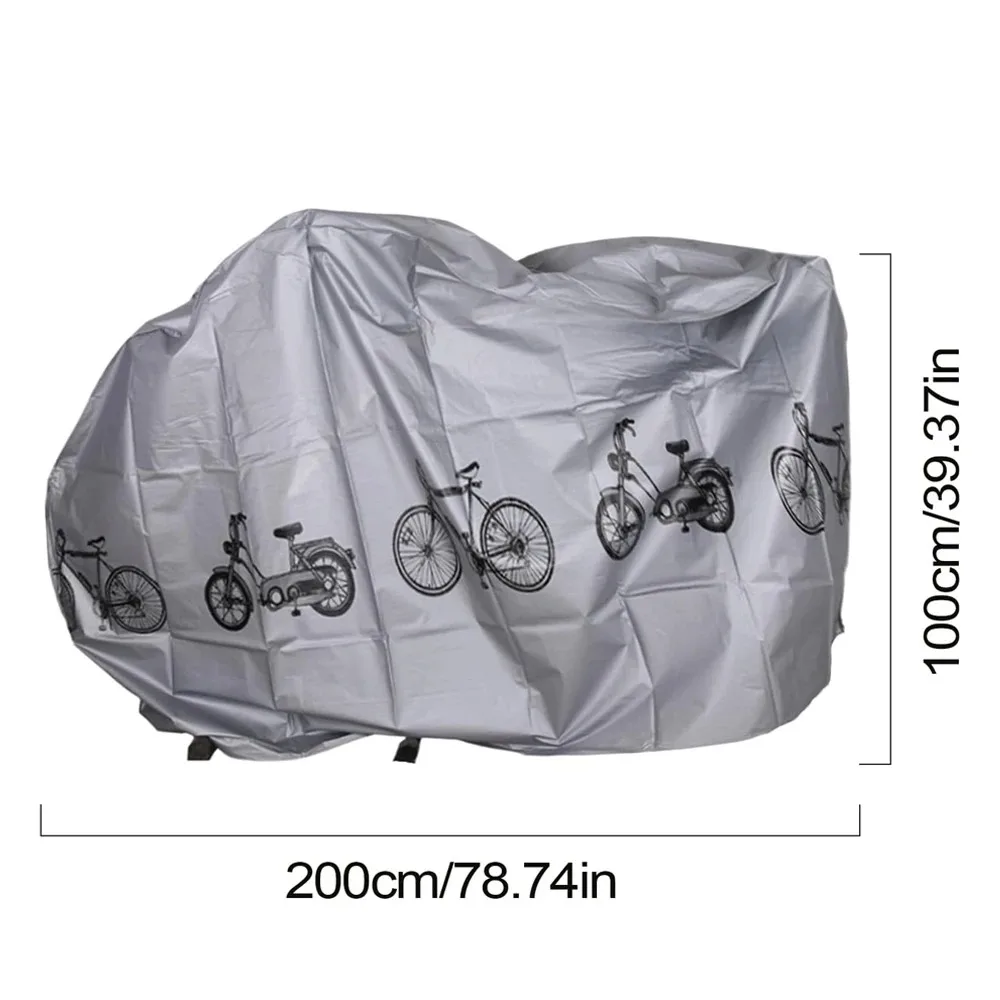 DOMEN Fahrradabdeckung Sonnenschutz Outdoor Wasserdicht für Fahrräder Regenschutz Fahrradabdeckung Multifunktionale Elektrofahrzeugabdeckung – Detail 2