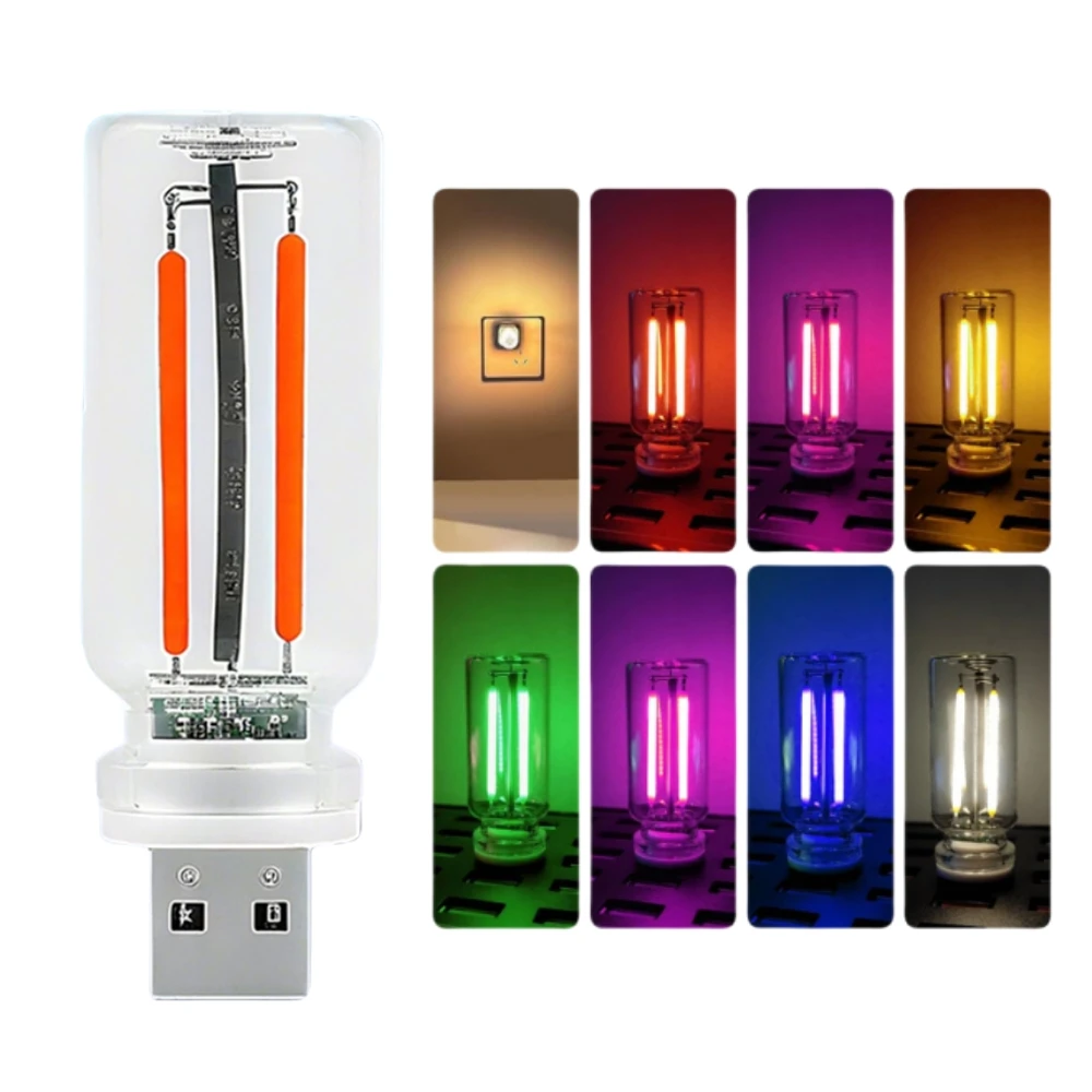 Car Interior Touch Light Indoor LED USB Lamp Interior Foot Light Car Atmosphere Light Wireless Touch LED Lighting