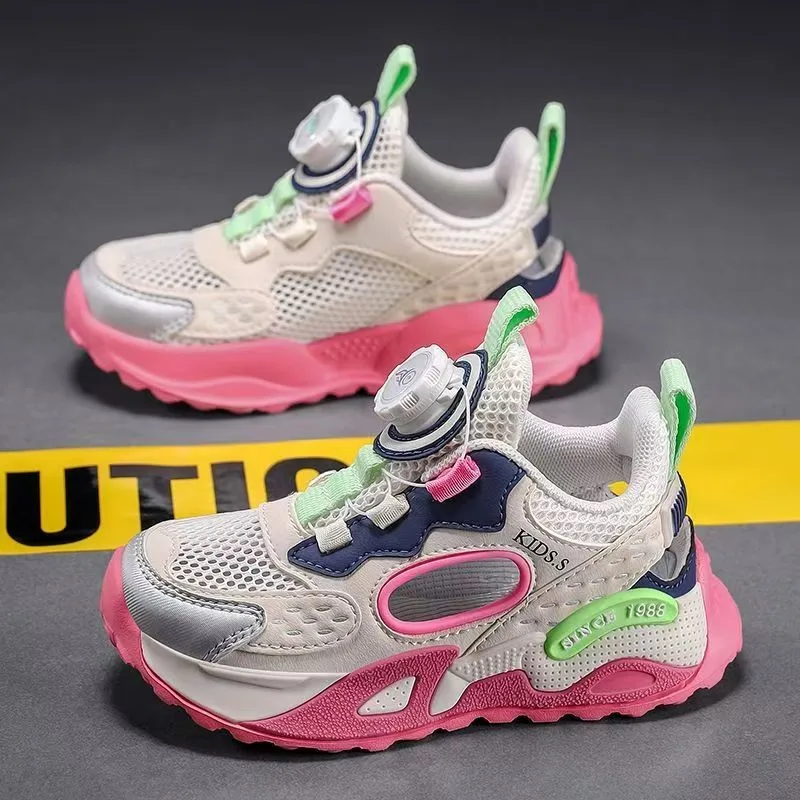 

Children Casual Sneakers Summer Breathable Mesh Sport Sandals Boys Girls Lightweight Outdoor Sport Tennis Shoes Size 26-37