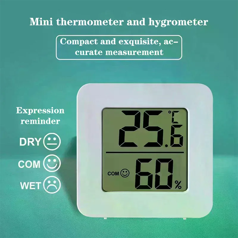 Household Precision Mini Indoor LCD Digital Temperature Room Hygrometer Gauge Sensor Humidity Meter