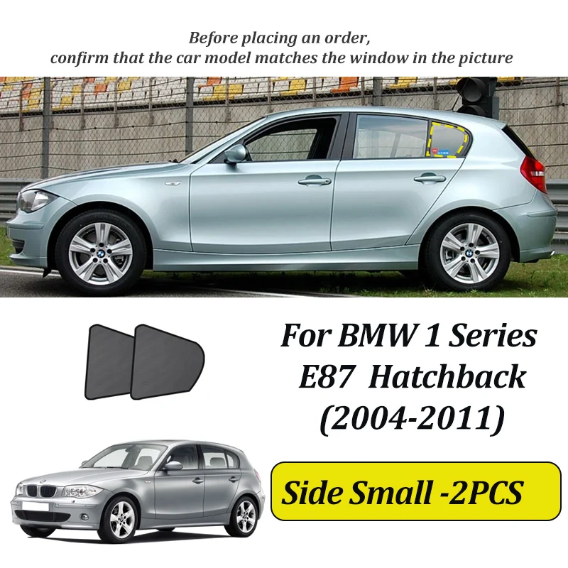 LINNUNU Voor BMW 1-serie E87 F20 2004-2014 Magnetische Auto Zonnescherm Voorruit Gordijn Zijruit Zonnescherm UV Bescherming onderdelen