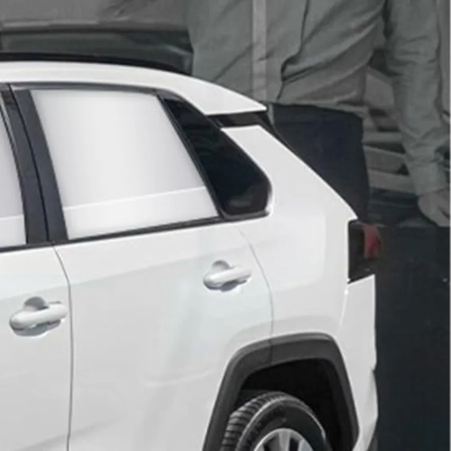 

Silver Car Window Sun Shade - Side Thiken Curtain Magnetic 100% Block Light Car Window Covers with Cooler Feeling Silver