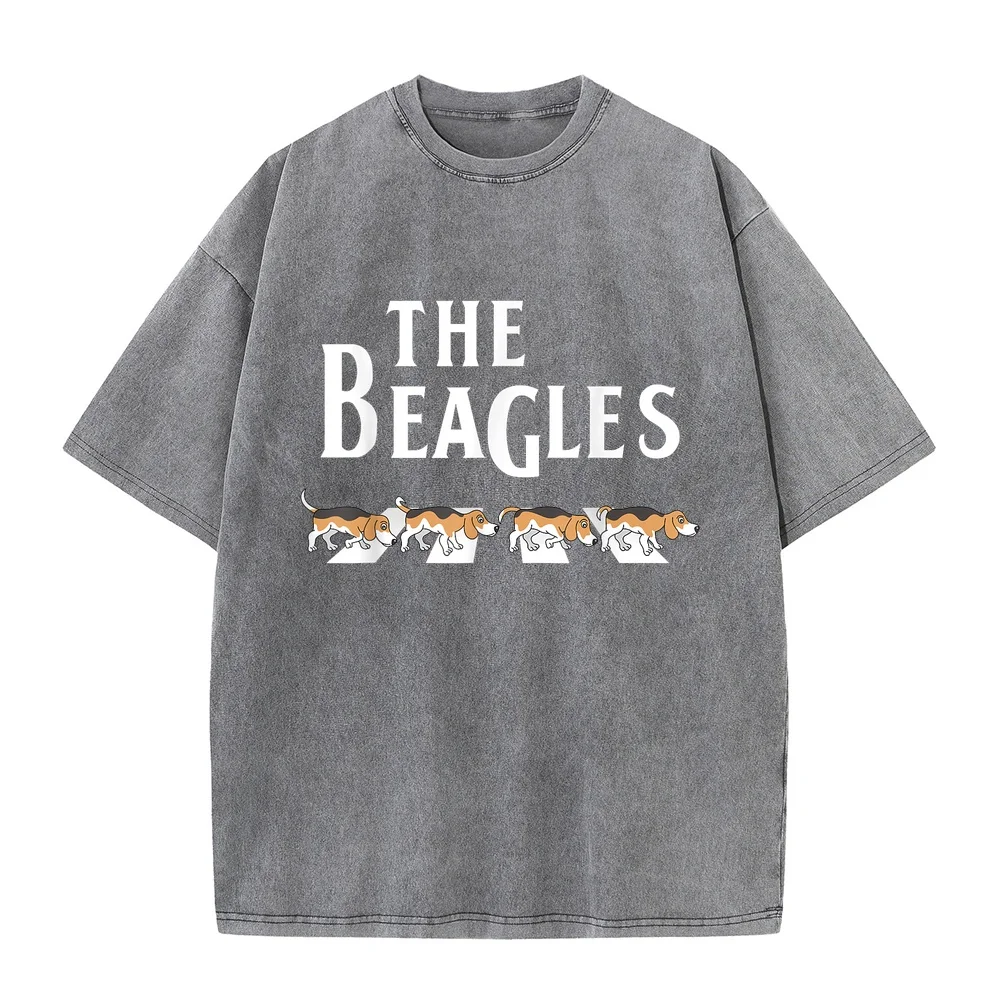 The Beagles Funny Beagle Owner Gift Dog Music Lover Outfit T-Shirt 반팔 Ropa Autumn Cotton T Shirt Plus Size Clothing Men Graphic