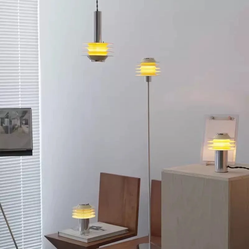 Everbright Store Small Chandelier Bedside Bedroom Dining Room Vintage Entrance Partition Floor Lamp Wabi Sansi Desk Lamp