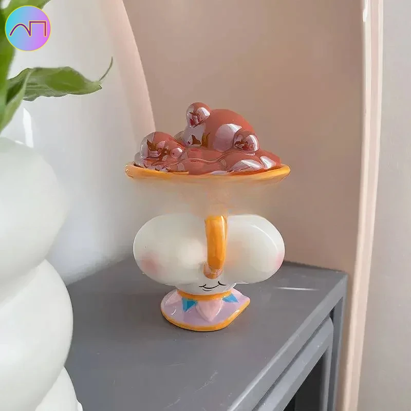 

Cartoon Creative Ceramic Water Cup with Lid Mug Archie Cup Home Office Milk Cup Beauty and Beast Gift