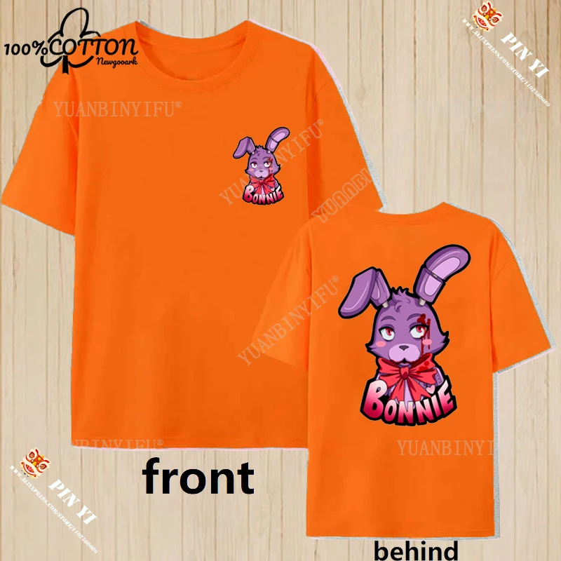 Creative Fnaf 2 Animatronics Five Nights A Street T Shirt 100% Cotton Unisex Shirt Print Cool Available in A Variety of Colors
