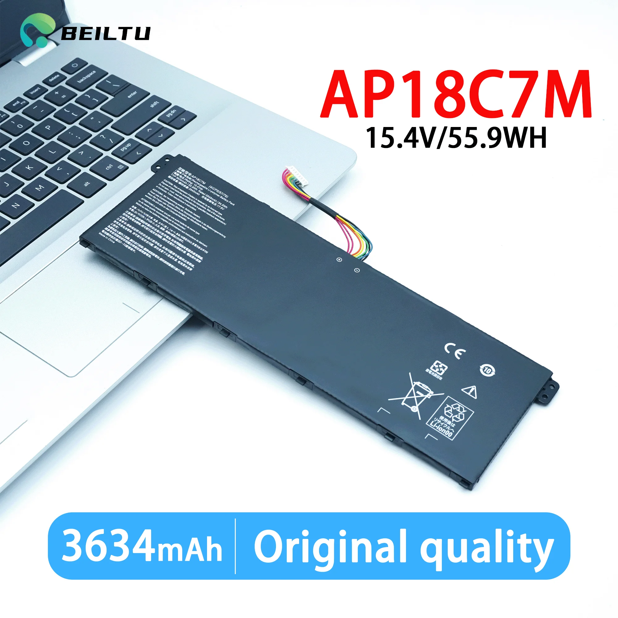 

AP18C7M 55.9WH Battery for Acer Swift 3 SF313-52 SF313-52G SF313-53 SF313-53G SF316-51 5 SF514-54T SF514-54GT AP18C7K