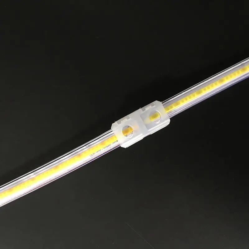 5 Pack COB LED Strip Connectors Stable Connection Transparent Shell Easy Use for Home Living Room Lighting Setup