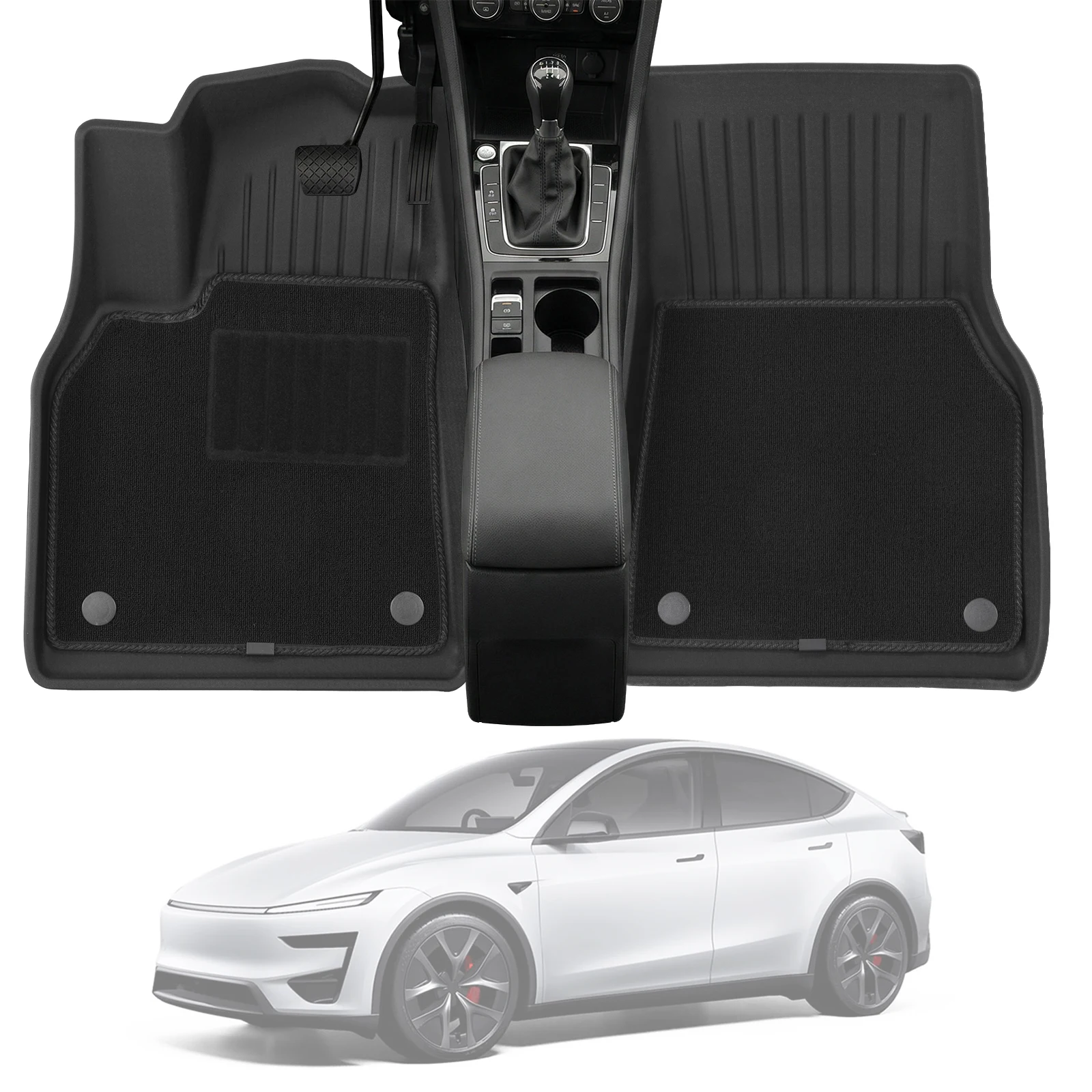 

Car Mats and Cargo Liners TPE Full Set for Tesla Model Y Juniper 2025-2026 Car Floor Mats for Tesla Model Y Juniper Accessories