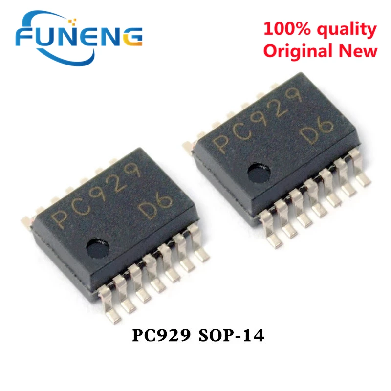 5 teile/los PC929 Optische isolator - logic ausgang SOP-14 IC