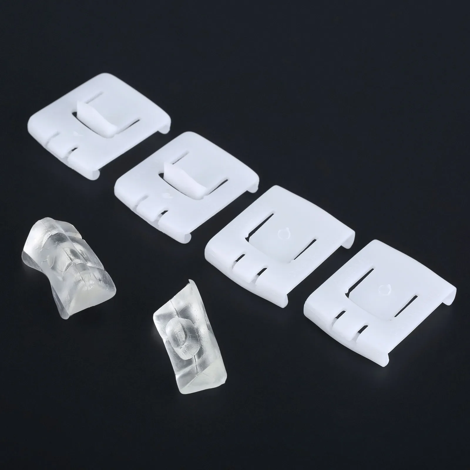 6Pcs Seat Rail Runner Clip Slider Guide Piece 435881203A 171881213B 191881213 For Audi Seat