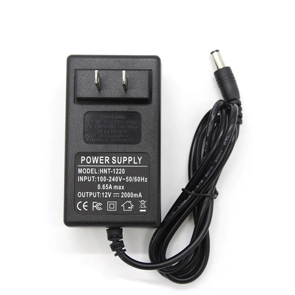Power Supply Adapter 12V 2A Ac 110V Universal Charger External Hard Drive Router Box Recorder Speaker Dc 5.5x2.1 Us