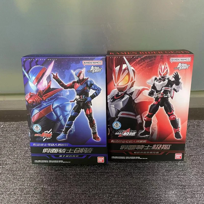 In Stock Bandai Kamen Rider Deluxe Super Articulated Revi Magnum Booster Form Creation Rider Rabbit Tank Model Toy Gift