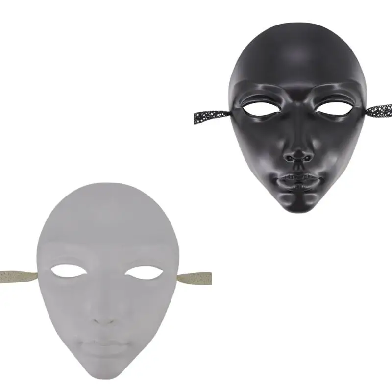 

39BB Stylish Party Accessory Lightweight Plastic Face Mask For Halloween Cosplay Event Comfortable Breathable Design
