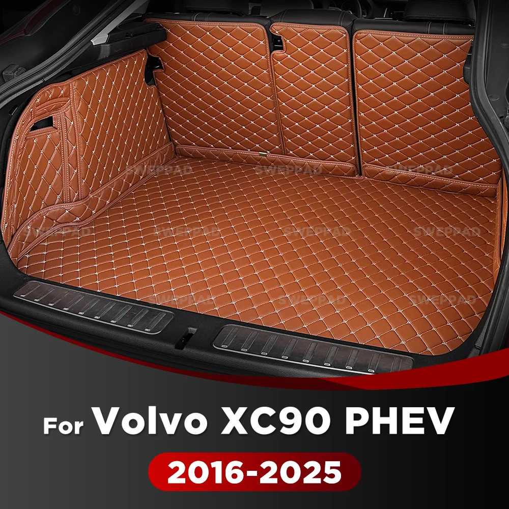 

Для Volvo XC90 PHEV 7-местный 2016-2025 24 23 22 21 20 19 18 17 Автоматический коврик в багажник с полным покрытием Внутренние аксессуары