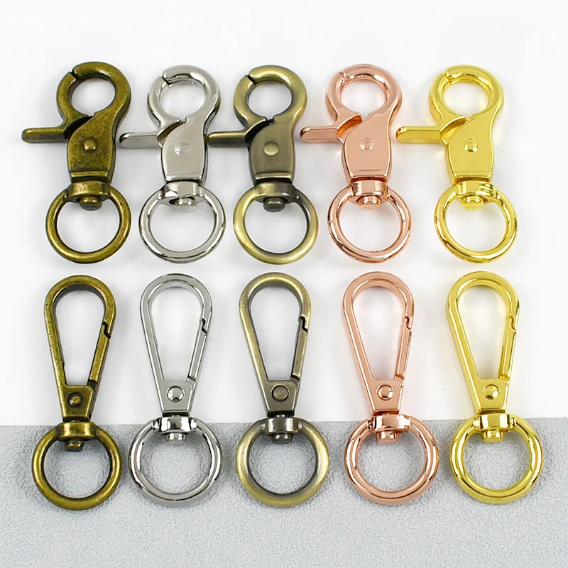 

10/20/50Pcs 13mm Metal Buckle Small Size Hook Bag Strap Link Buckles Handbag Chain Clasp Keychain Hooks DIY Hardware Accessories