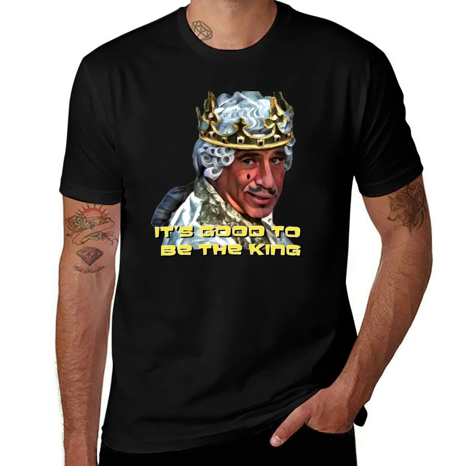 

History of the World Part 1 - It's good to be the king T-Shirt t shirt personalised t shirts for man cotton soft