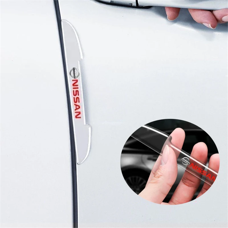 Transparent Car Mirror Anti-scratch Strip Door Bumper Stickers for Nissan X-trail Qashqai Kicks Tiida Altima Versa Juke Leaf