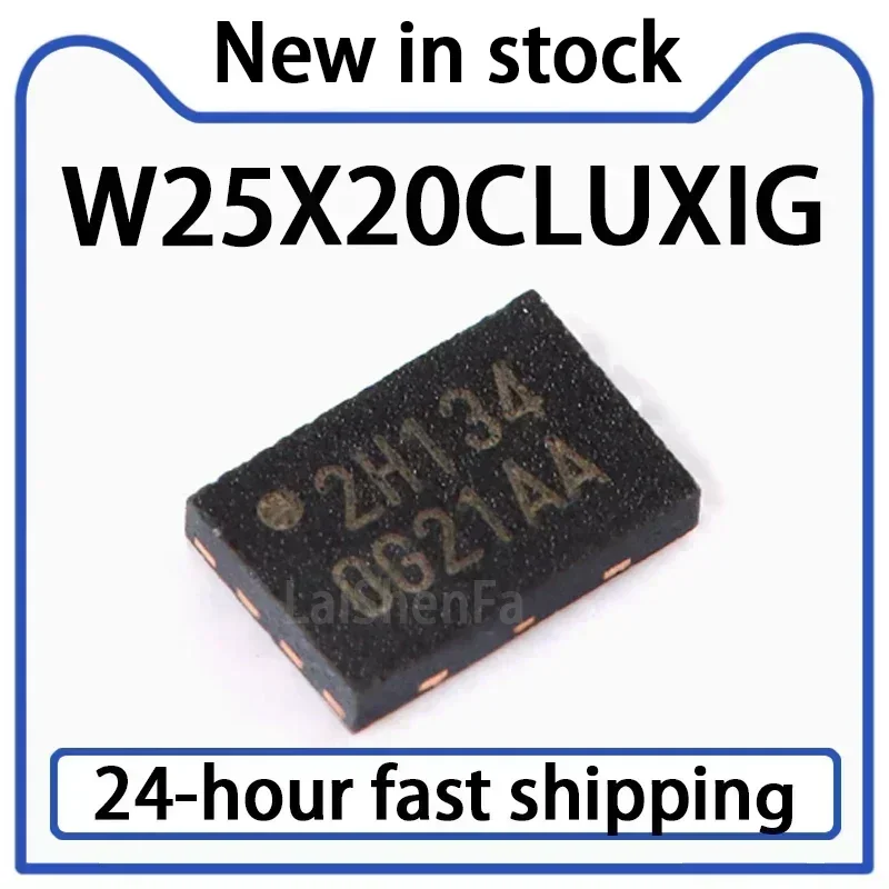 10PCS W25X20CLUXIG Package USON-8 2.5/3/3.3V 2M Bit Serial Flash Memory Chip Stock