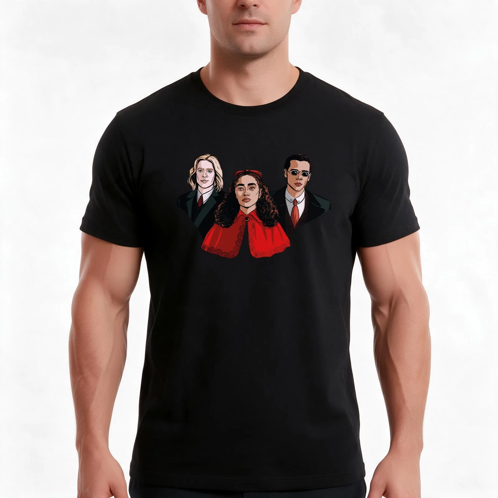 Anne Rice Interview With The Vampire T-Shirt, Summer Casual Cotton Tee, Oversized Streetwear Tops, Vintage Graphic Print