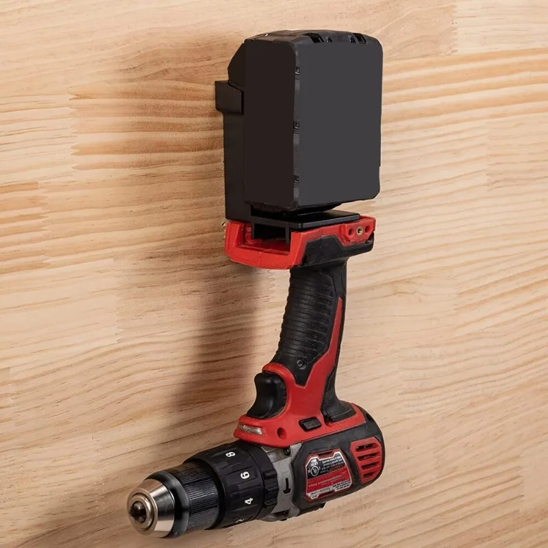 Zwincky ที่วางเครื่องมือแบตเตอรี่, ที่ใส่สว่านแบบ2-in-1สำหรับ DeWalt สำหรับ milwaukee 18V 20V ที่แขวนเก็บเครื่องมือไฟฟ้า