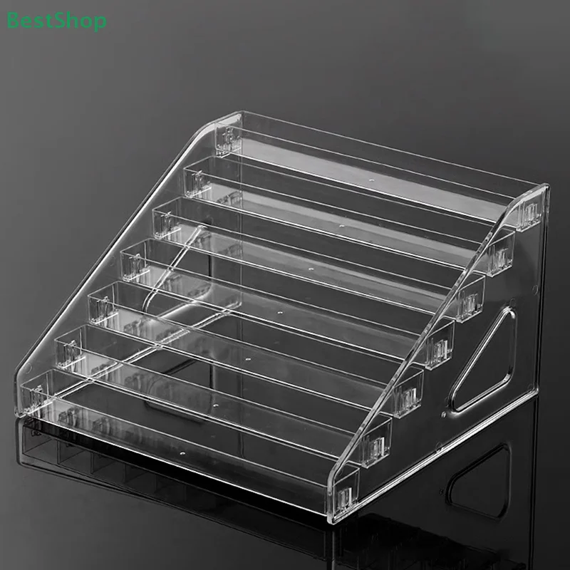 ♥3/4/5/7 Layer Transparent Step Display Shelf Multi-Functional Acrylic Organizer & Showcase Stand