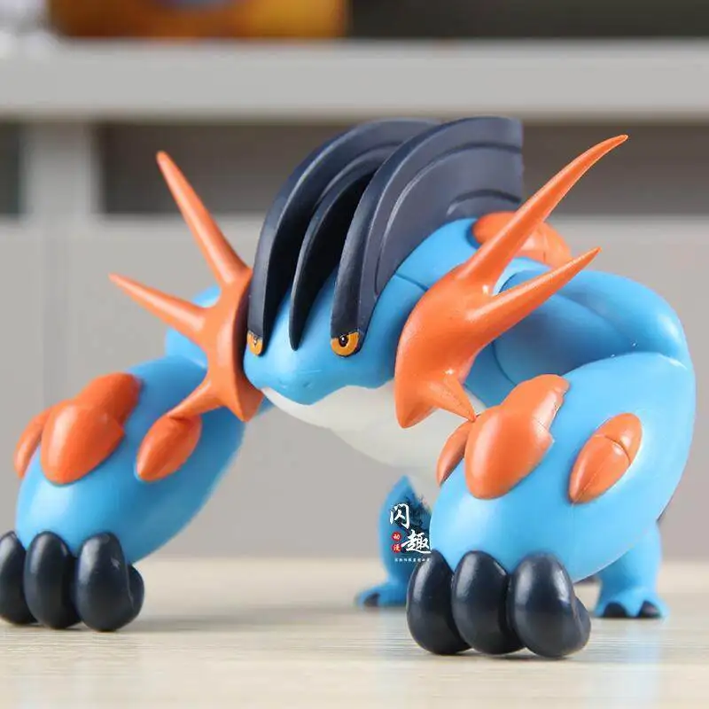 ​​9cm Mega Swampert Anime Figure Model Statue Collection Desktop Decoration Ornament Toys Gifts For Fans