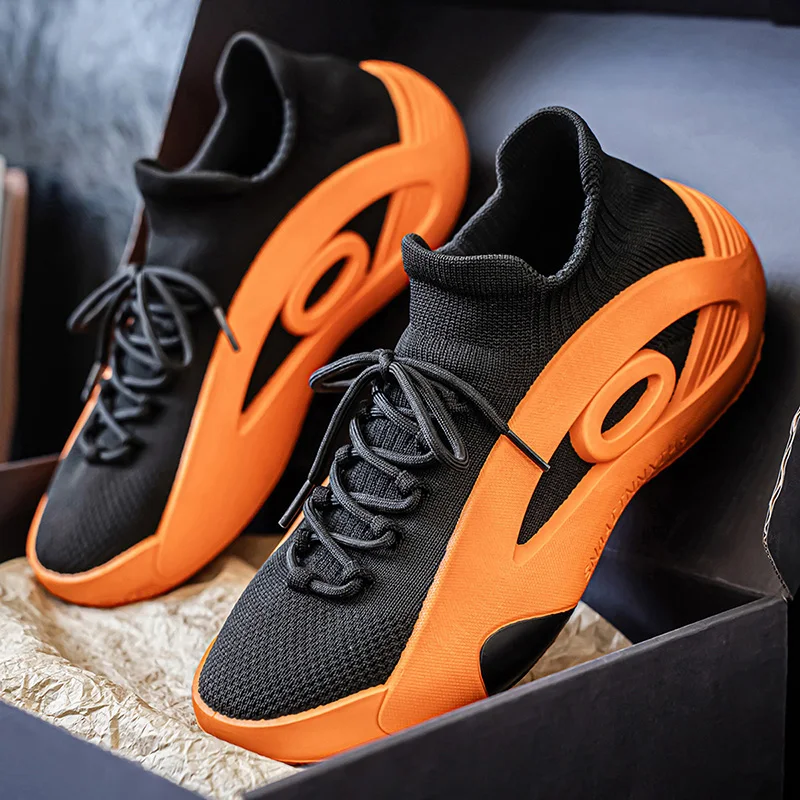 

2025 модные мужские носки, летняя повседневная спортивная обувь, модные уличные кроссовки, дышащая сетчатая обувь, мужские дизайнерские кроссовки