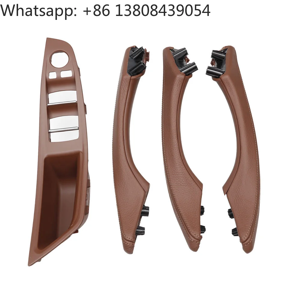 new original 51417225875 For BMW 5 Series F10 F18 handle with leather beige black red brown gray mocha beige