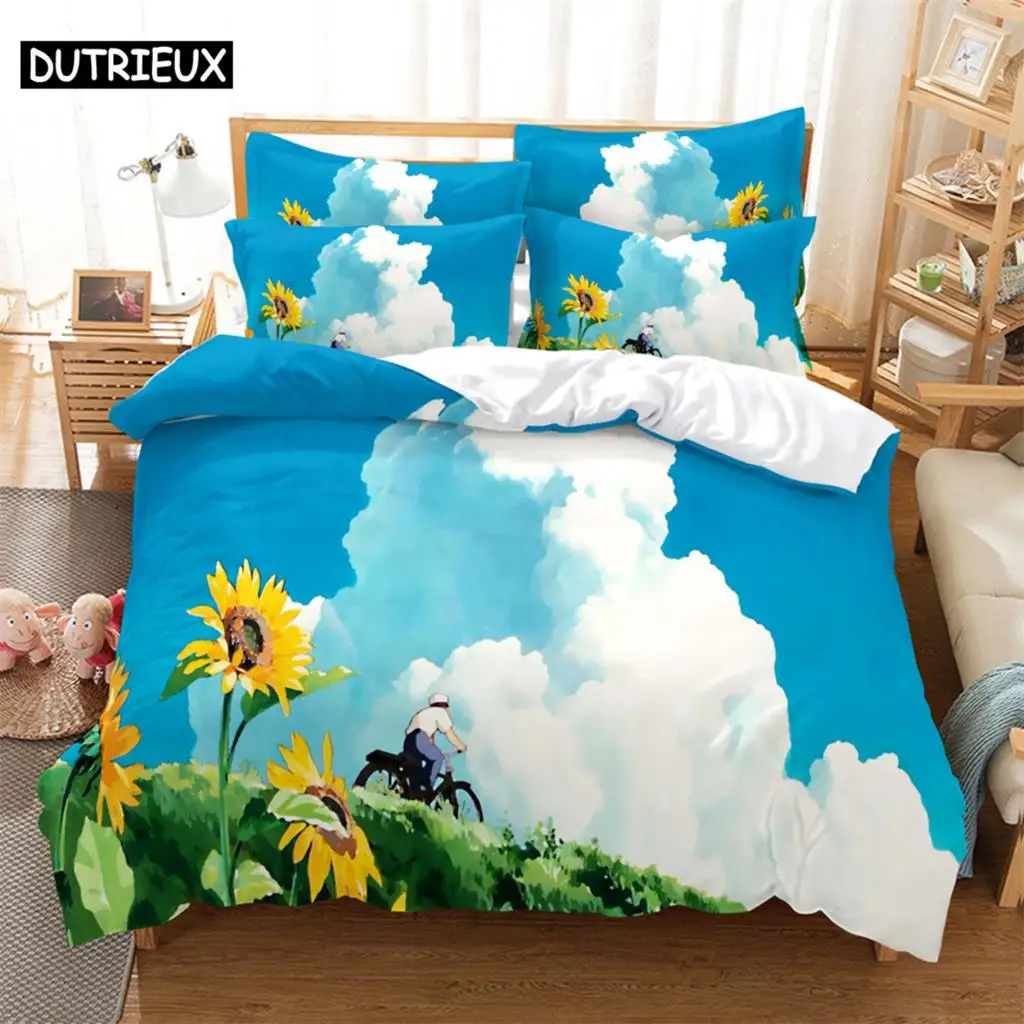 Sunflowers Bedding Set Duvet Cover Set 3d Bedding Digital Printing Bed Linen Queen Size Bedding Set Fashion Design