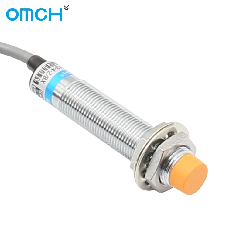 OMCH LJ12A3-4 시리즈 유도 근접 센서, M12 스위치, 직류 감지 거리 2mm, PNP NPN DC 6V-36V