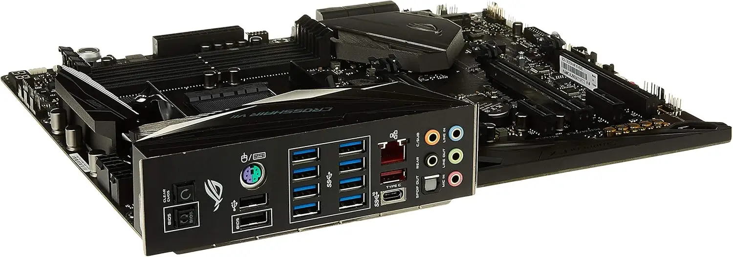 اللوحة الأم ASUS ROG CROSSHAIR VII HERO AMD X470 AMD AM4 تدعم 9700 5600X 5700X 5800X3D 2700X cpu DDR4 M.2 المستخدمة